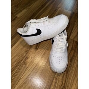 Nike Air Force 1 '07 Low 2.5Y White‎ Black Youth Boys Girls Unisex